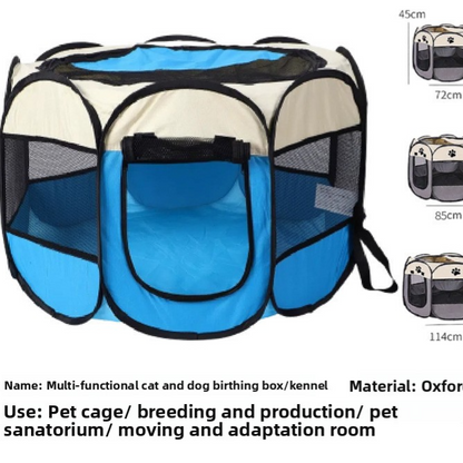 Foldable Pet Playpen Tent Enclosure