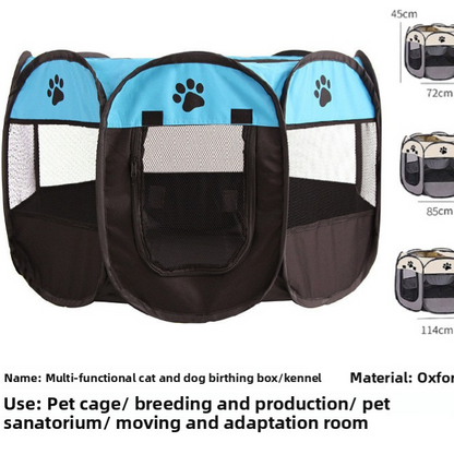 Foldable Pet Playpen Tent Enclosure