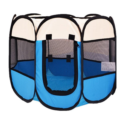 Foldable Pet Playpen Tent Enclosure
