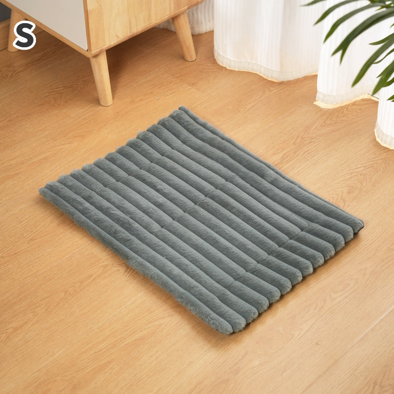 Pet Lying Mat Warm Cotton Velvet Pet Cat Dog Bed