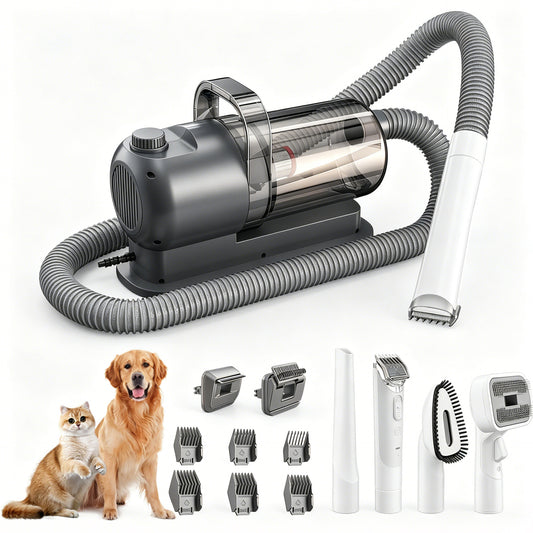Pet grooming vacuum. 2.5L holding capacity